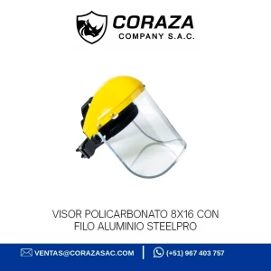 Visor con ribete de aluminio SteelPro PERÚ